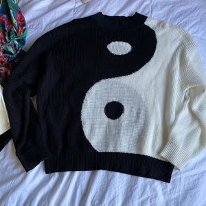 yin yang sweater